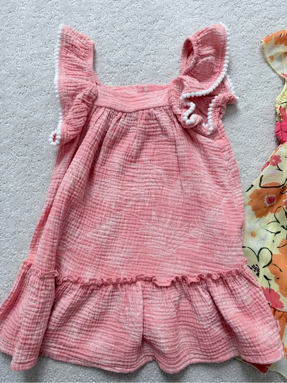 Rachel Zoe Pink Gauze Dress & Floral Sundress bundle, Size 3T